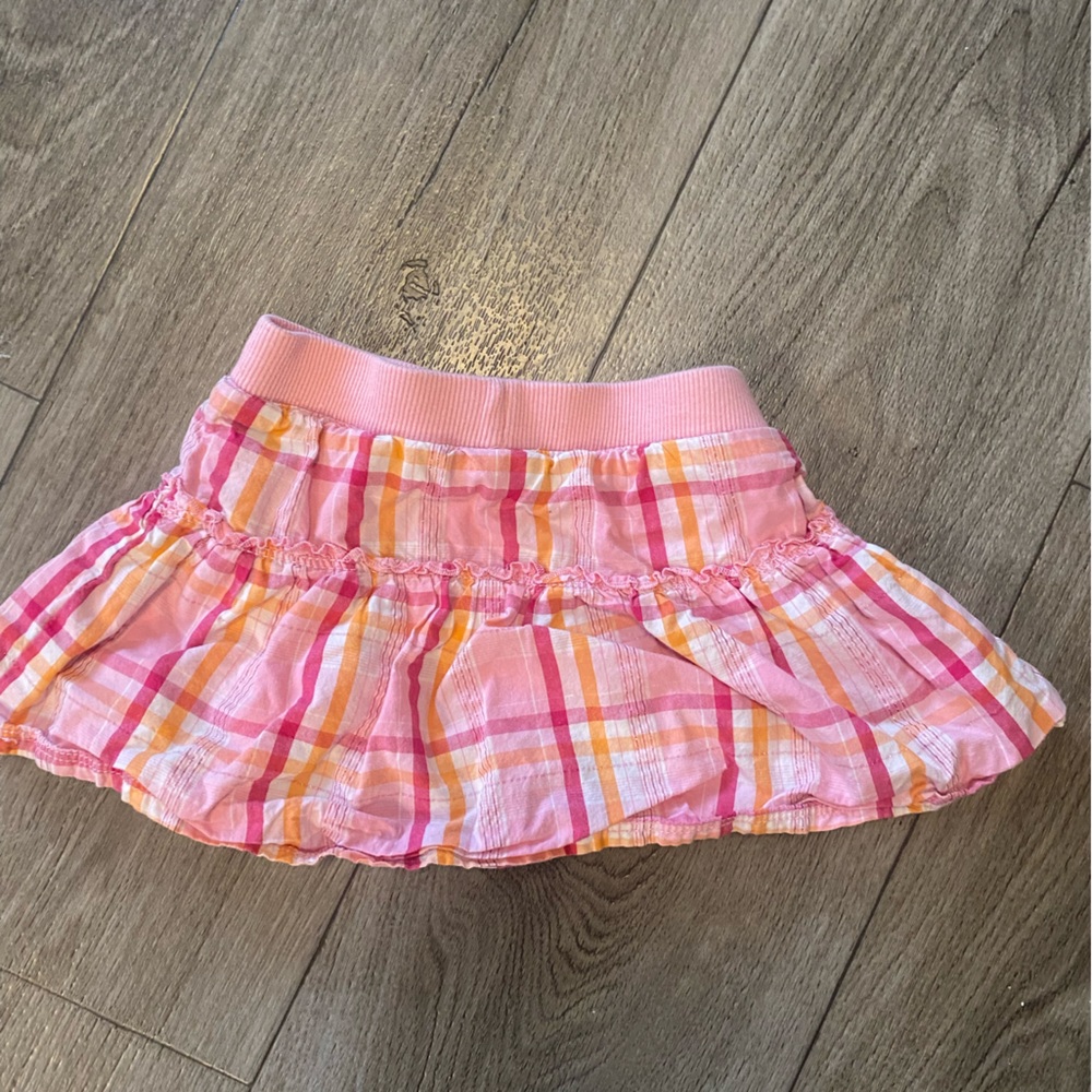 Sonoma Pink Plaid Kids Skirt